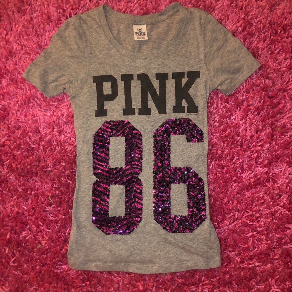 PINK VS sequin shirt